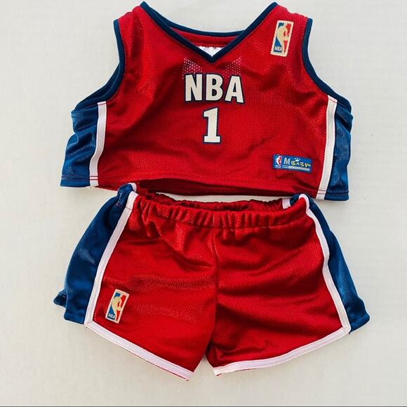 Build-A-Bear | @ NBA Patriotic Basketball Uniform - Picture 1 of 5